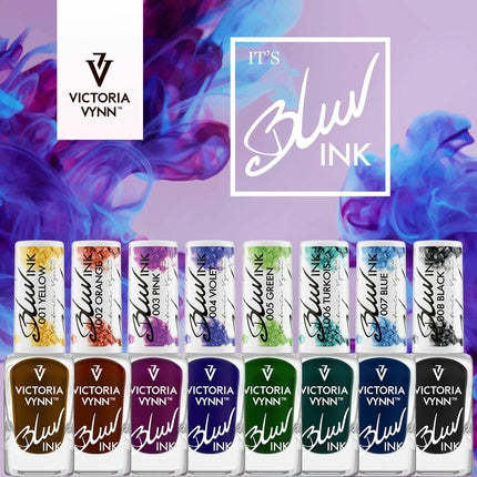 Victoria Vynn Metallic Blur Ink Watercolor Marble Smoke Smudge Nail Art 10ml