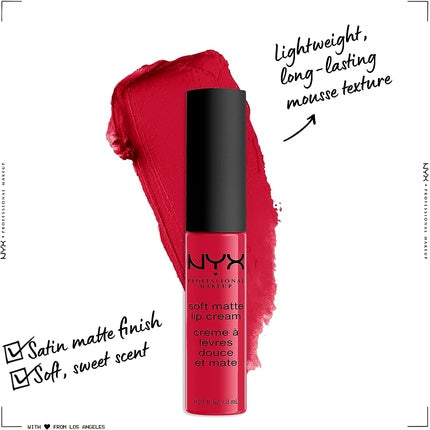 Nyx Professional Makeup Soft Matte Lip Cream Amsterdam 01 Lipstick