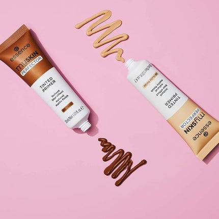 essence my SKIN PERFECTOR TINTED PRIMER No. Nude for Combination Skin 30ml 30 Medium Beige Mixed