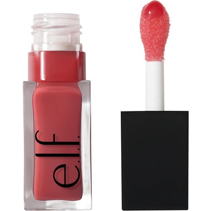elf Glow Reviver Lip Oil Nourishing Tinted Lip Oil High-Shine Finish Infused With Jojoba Oil Vegan & Cruelty-Free Rose Envy 7.6ml