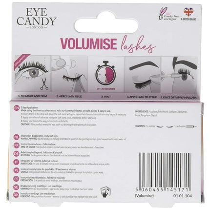 Eye Candy Volumise False Eyelashes 104 - 100g