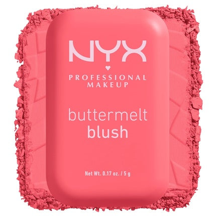 NYX PROFESSIONAL MAKEUP Buttermelt Powder Blush Fade and Transfer-Resistant Blush Vegan Formula U Know Butta 04 0.17 Ounce