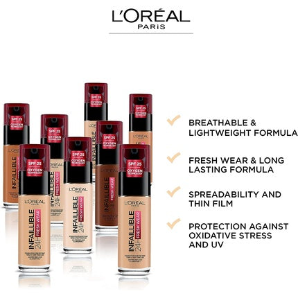 L'Oréal Paris Infaillible 24H Fresh Wear Make-up Nr. 290 Golden Amber