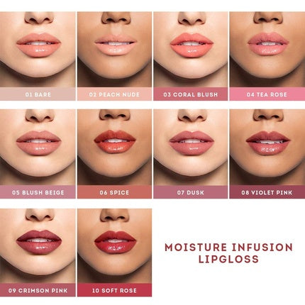 Nude by Nature Moisture Infusion Lipgloss 04 Tea Rose