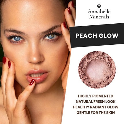 Annabelle Minerals Illuminating Mineral Rouge Peach Glow 4g - Vegan and Gentle on Skin
