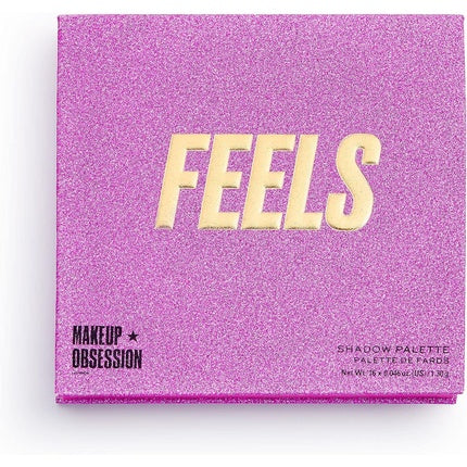 Makeup Obsession London Feels Eyeshadow Palette 16 Shades 20.8g