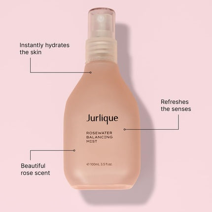 Jurlique Rosewater Balancing Mist Hydrating Rose Facial Spray 1.7 Oz.
