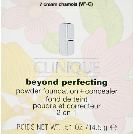 Clinique Beyond Perfecting Powder Foundation and Concealer 07 Cream Chamois 14.5g