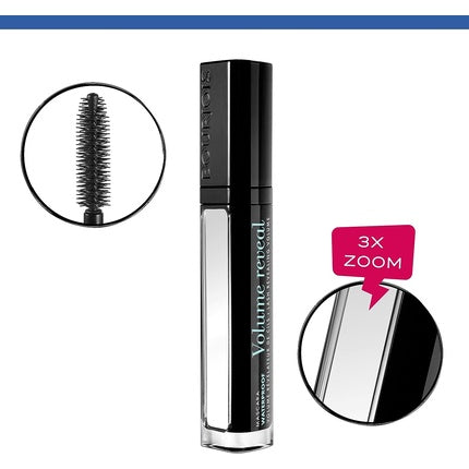 Bourjois Volume Reveal Zoom X3 Waterproof Mascara - 23 Waterproof Black, 7.5ml