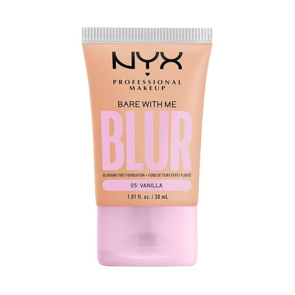 NYX PROFESSIONAL MAKEUP Bare With Me Blur Skin Tint Foundation with Matcha, Glycerin & Niacinamide - Vanilla