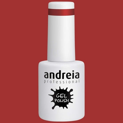 Andreia Semi-Permanent Nail Gel Polish Colour 256 Red 10.5ml
