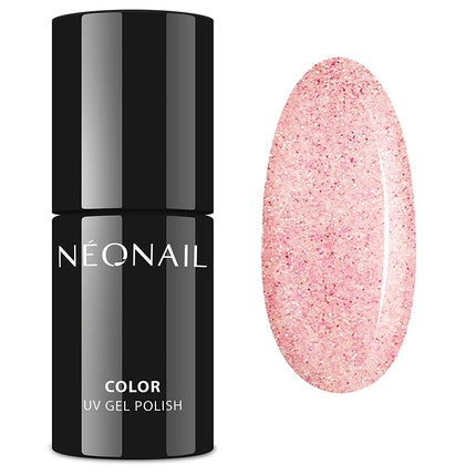 Neonail Pink Glitter Lacquer Uv Nail Polish 7.2 Ml Sleeping Beauty Uv Led 4825-7
