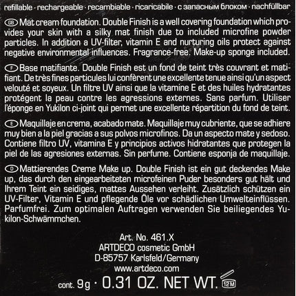 Artdeco Double Finish Number 5 Beige Cognac 9g