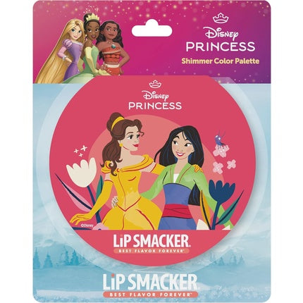 Lip Smacker Disney Princess Shimmer Color Palette Eyeshadow Palette For Kids With Applicator