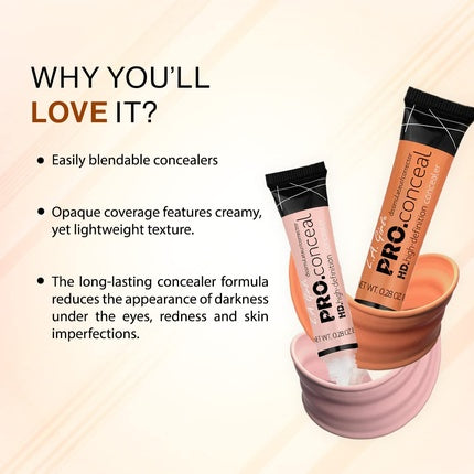 L.A. Girl Cosmetics HD Pro Conceal Orange Corrector