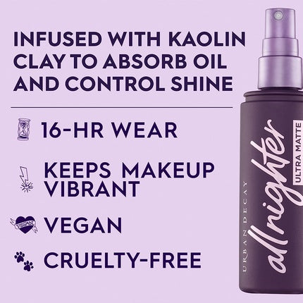 Urban Decay All Nighter Ultra Matte Setting Spray 1.0 Fl. Oz