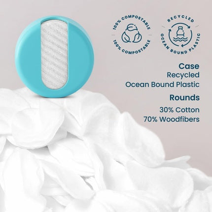 Lastround Sustainable Reusable Cotton Rounds for Facial Cleansing