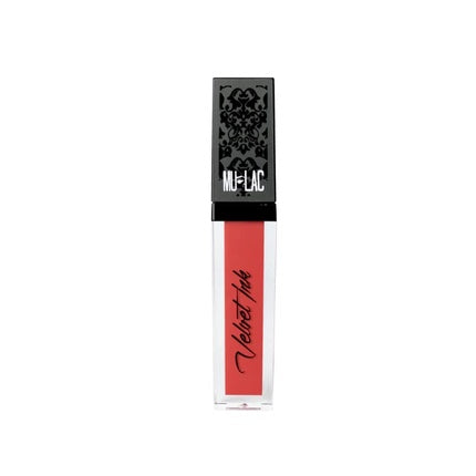 Mulac Cosmetics Velvet Ink Liquid Lipstick KIKKI CORAL 12 Lipstick Liquid Matte Vegan