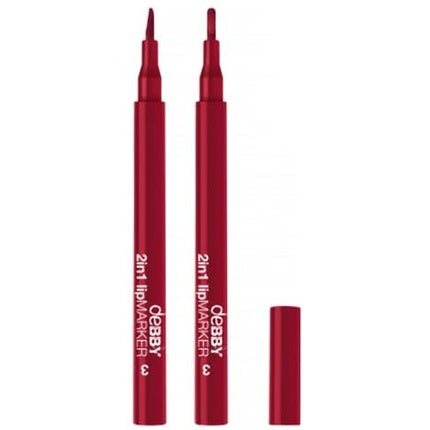 Debby Lip Marker 03 2in1 Burgundy Pencil Lips Make-Up And Cosmetic