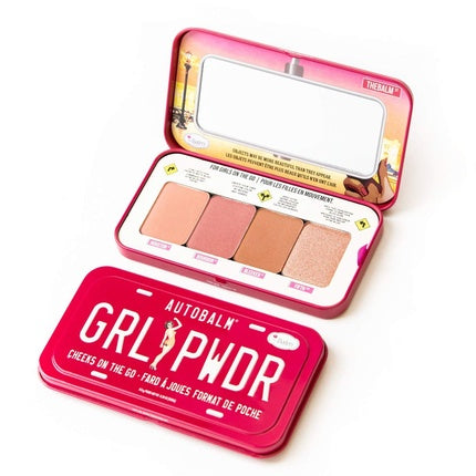 theBalm Autobalm Girl Powder Cheek Palette Long Lasting Blush and Highlight