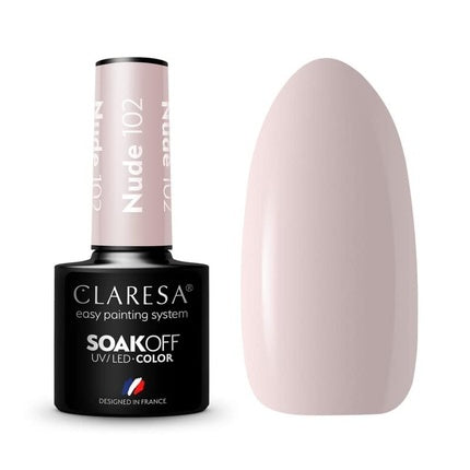 Claresa 102 Nude UV Nail Polish 5ml