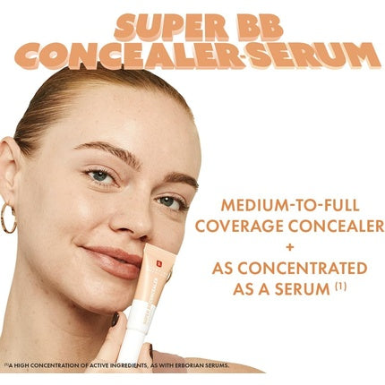 Erborian Super BB Concealer High-Coverage Enriched with Niacinamide and SPF 25 Moisturizing Eye Corrector Natural Finish Korean Cosmetic Doré