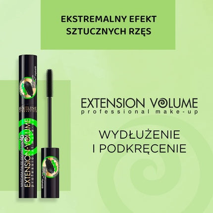 Eveline Extension Volume Waterproof Mascara - 10ml