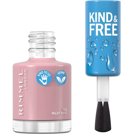 Kind & Free Vegan Nail Polish 154 Milky Bare 8ml