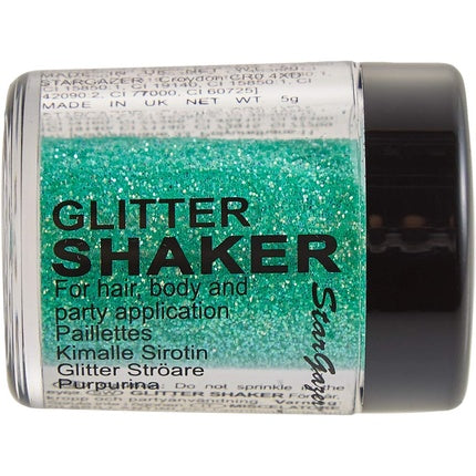 Stargazer Green Glitter Shaker for Eyes, Lips, Face, Body, Hair and Nails
