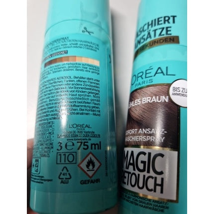 Loreal Paris Cool Brown Instant Root Concealer Spray Magic Retouch 75ml