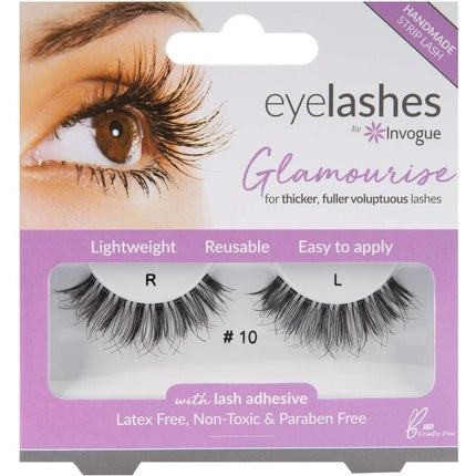 Invogue Glamourise False Eyelashes #10