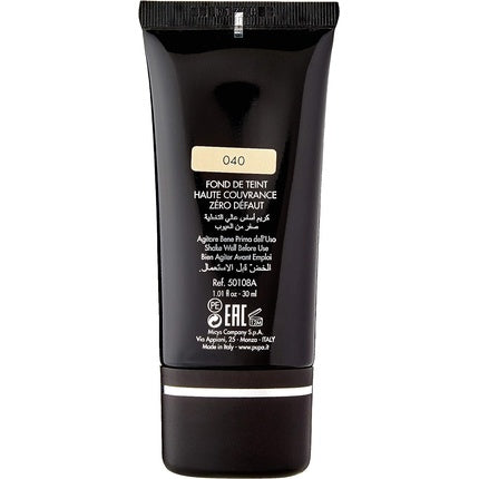 Pupa Face Foundation Er Packx 040 Medium Honey 30ml