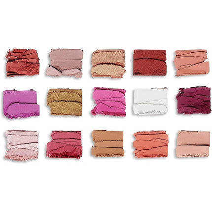 Makeup Revolution Reloaded Eyeshadow Palette Red Alert 15 Shades 16.5g