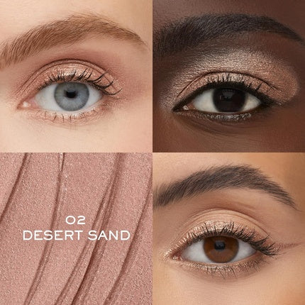 Lancôme Idôle Tint Long Wear Liquid Eyeshadow & Eyeliner Multi-Use Eye Makeup Shimmery & Matte Finishes Buildable Color Up to 16H of Wear 02 Desert Sand Neutral Bronze Shimmer