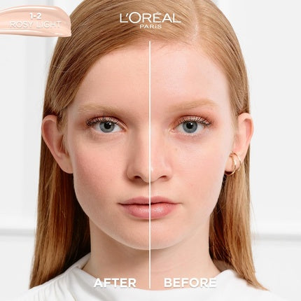 L'Oreal True Match Nude Plumping Tinted Serum Foundation 1-2 Rosy Light 30ml