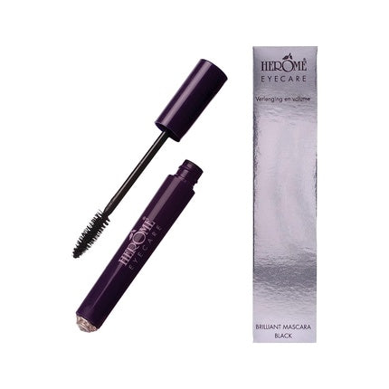 Herome Eye Care Brilliant Mascara Black for Shiny and Incredibly Voluminous Lashes