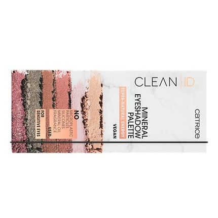 Catrice Clean ID Mineral Eyeshadow Palette Super-Natural Energy 5 Colors 6g