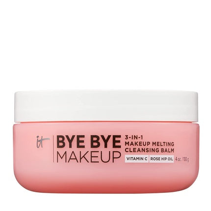 IT Cosmetics Bye Bye Makeup Cleansing Balm 3-in-1 Makeup Remover Facial Cleanser & Hydrating Facial Mask 4oz