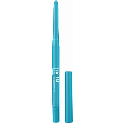 3INA MAKEUP The 24h Automatic Eye Pencil 822 Turquoise Long Lasting Waterproof Eyeliner