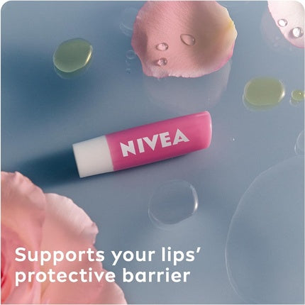 NIVEA Soft Rose Lip Balm 4.8g with Shea Butter, Natural Oils and Vitamins