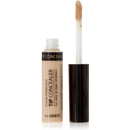 The Saem Cover Perfection Tip Concealer SPF 28 #1.5 Natural Beige 6.8g