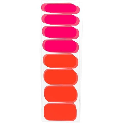Catrice Neon Blast Nail Polish Strips Nr. 020 Multicolor Easy to Remove Highly Pigmented Intense Color Nanoparticle Free 24pcs