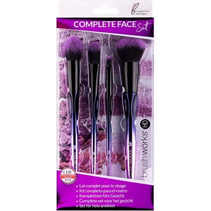 Brushworks HD Complete Face Makeup Brush Set