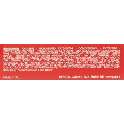 Pupa Milano I'M Pure Colour Lipstick Absolute Shine 3.5g 306 Red Pop