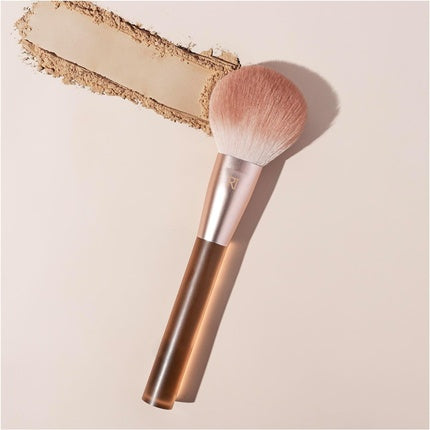 Real Techniques New Nudes Hazy Finish Powder Brush - Buildable Coverage - Soft Synthetic Bristles