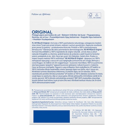 NIVEA Nourishing Lipstick Original 4.8g