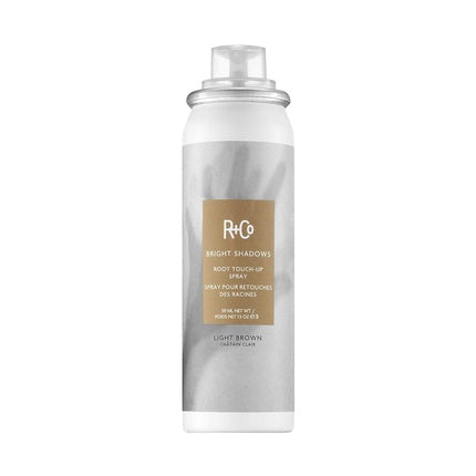 R+Co Bright Shadows Root Touch-Up Spray 1.5 oz Light Brown