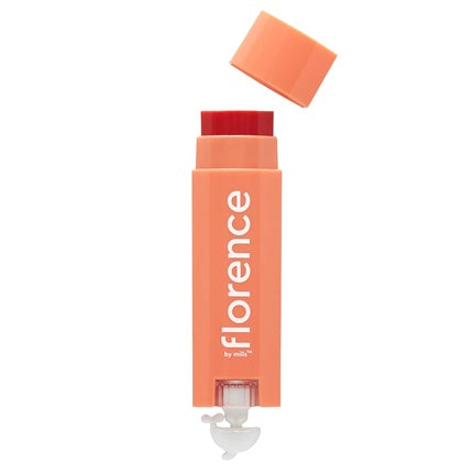 Florence by Mills Oh Whale Tinted Lip Balm Sheer Tinted Lip Balm Moisture Hydrate Coral Peach and Pequi Vegan Cruelty-Free