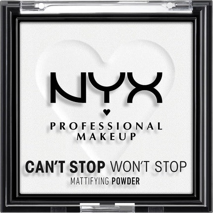 NYX Professional Makeup Can't Stop Won't Stop Mattifying Powder Brightening Translucent 11