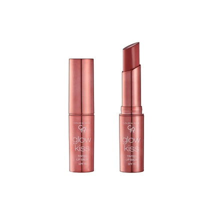 Golden Rose Cosmetics Glow Kiss Tinted Lip Balm with SPF15 Vegan Formula Vanilla Latte